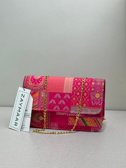 Cross Body Canvas Bag - E554