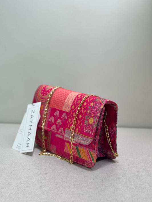 Cross Body Canvas Bag - E554